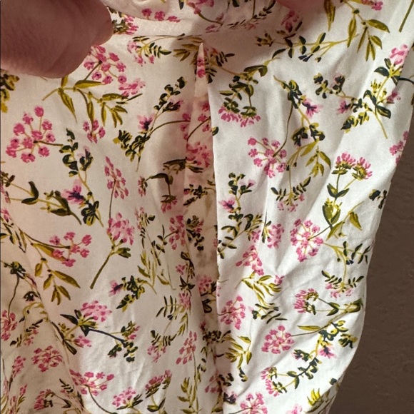 NWT J. Crew Eden Cotton Poplin Side Cut Out Meadow Florals Midi Dress Size 10 - Picture 7 of 7